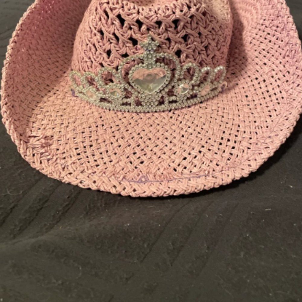 Pink Princess cowgirl hat